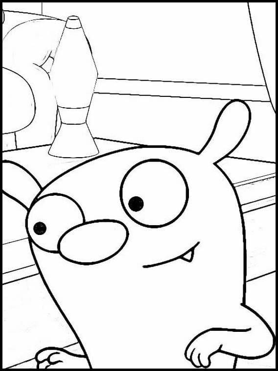 Desenho de Feliz Boris para Colorir e Pintar