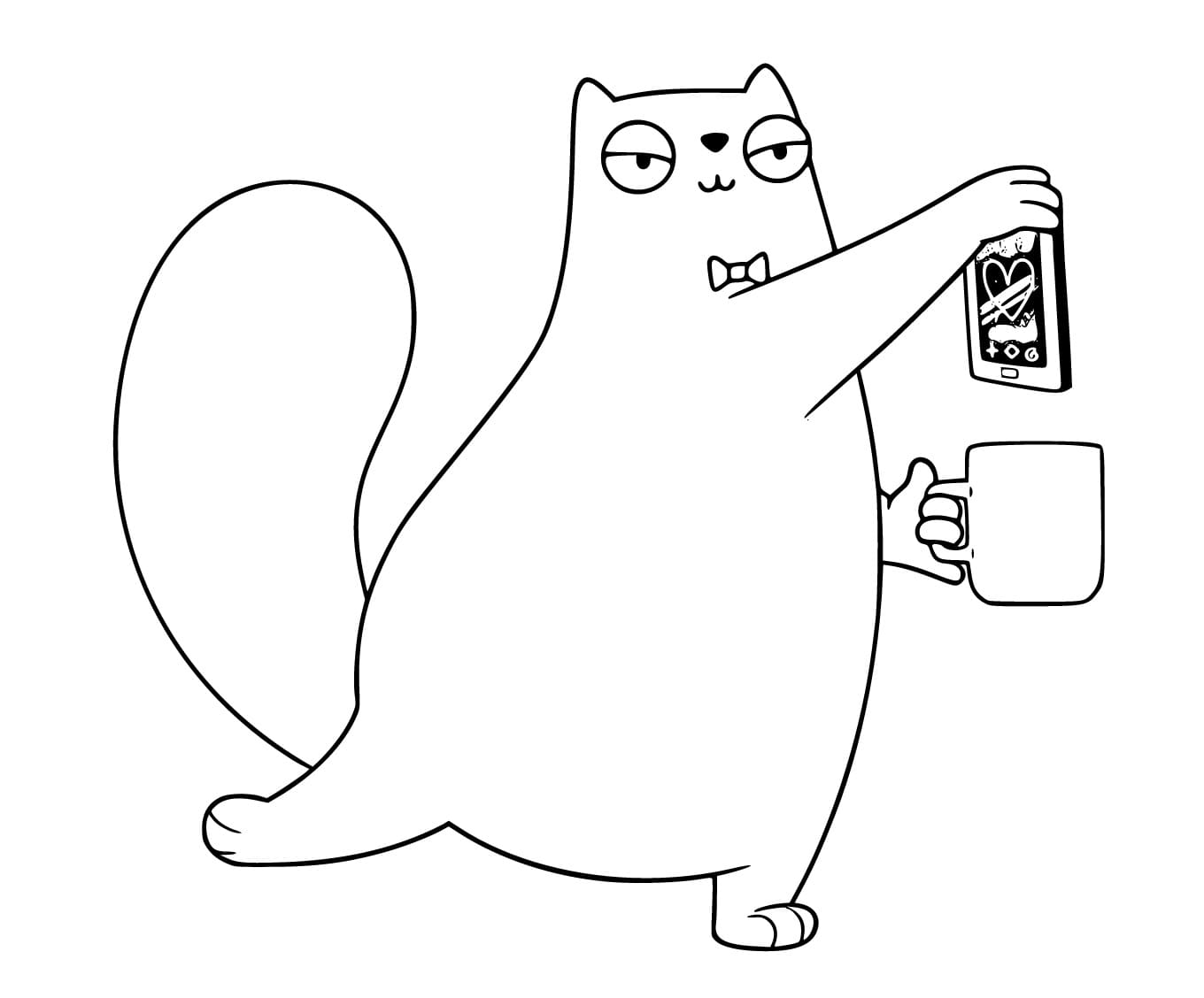 Desenho de Leopoldo de Boris e Rufus para Colorir e Pintar