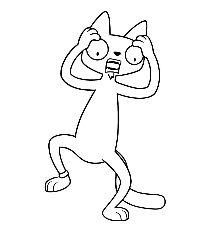 Desenho de Nino de Boris e Rufus para Colorir e Pintar