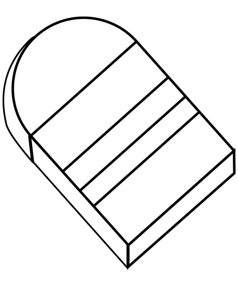 Desenho de Borracha Infantil para Colorir e Imprimir Pdf e Pintar