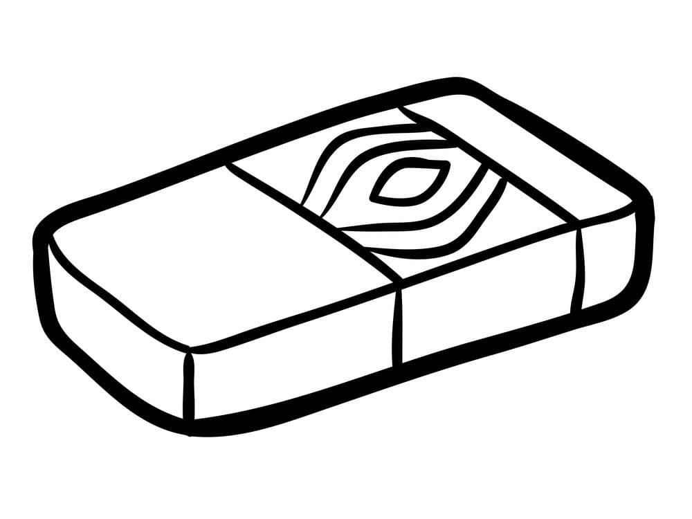 Desenho de Borracha para Colorir Usando Giz de Cera e Pintar