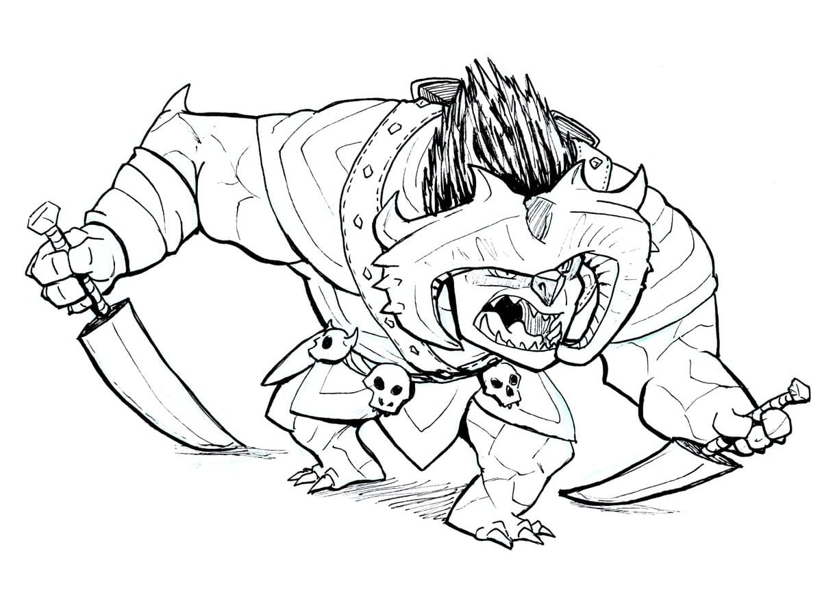 Desenho Bular para Colorir e Pintar