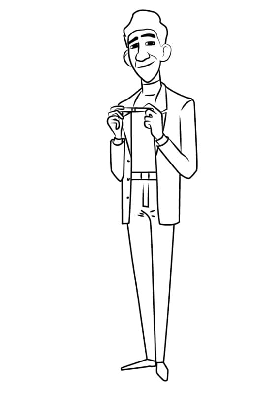 Desenho Walter Caçadores de Trolls para Colorir e Pintar