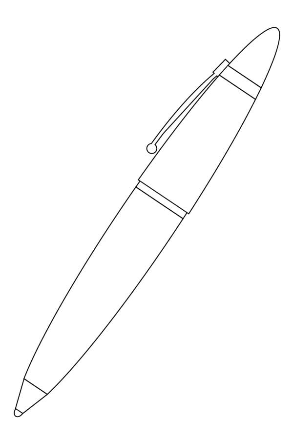 Desenho Caneta de Escrever Imprimivel e Pintar