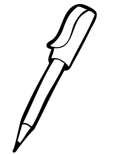 Desenho Caneta Online para Colorir Grátis e Pintar