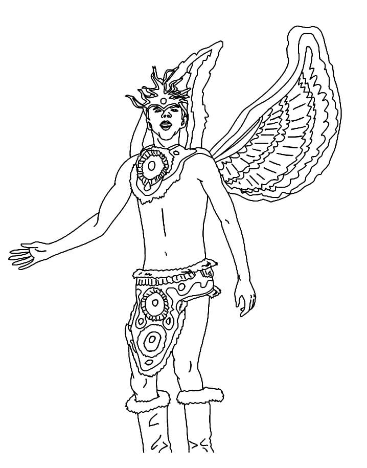 Desenho de Carnaval Grátis Download para Colorir e Pintar