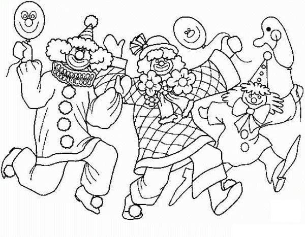 Desenho de Carnaval Grátis para Imprimir e Colorir e Pintar