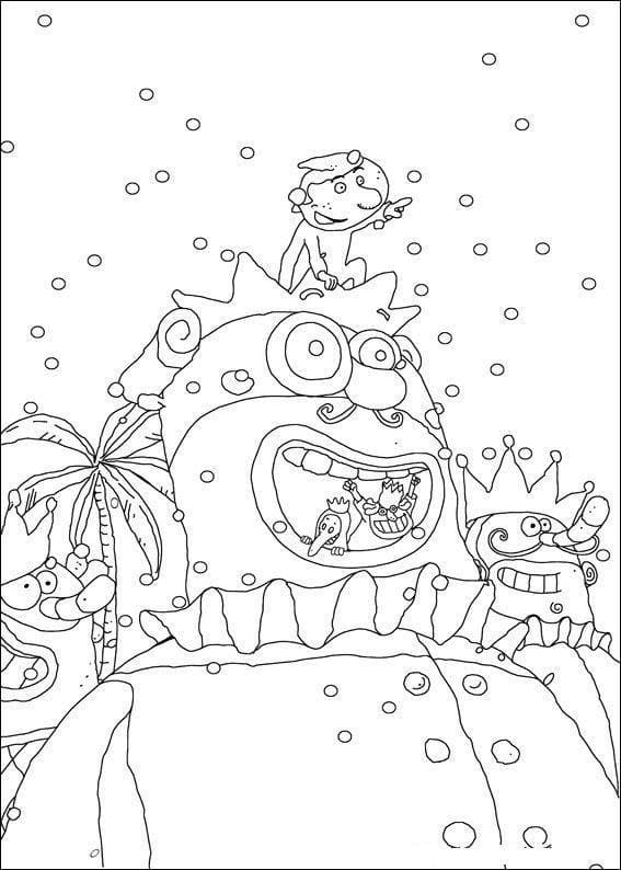 Desenho de Carnaval Pdf para Imprimir Grátis e Pintar