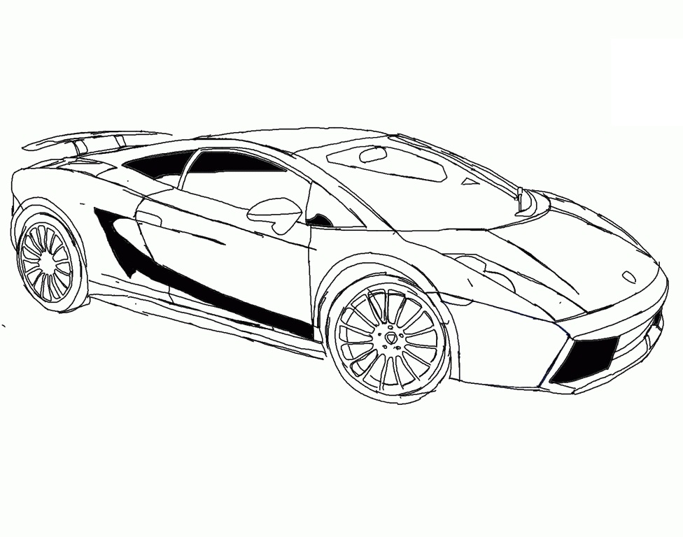 Desenho de Carros Lamborghini Download Pintar