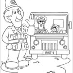 Desenho Arthur Selby e Carteiro Paulo para Colorir e Pintar 150×150