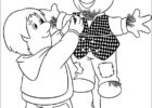 Desenho Bill Thompson de Carteiro Paulo para Colorir e Pintar 140×100