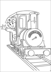 Desenho de Carteiro Paulo Download para Imprimir e Colorir e Pintar 214×300