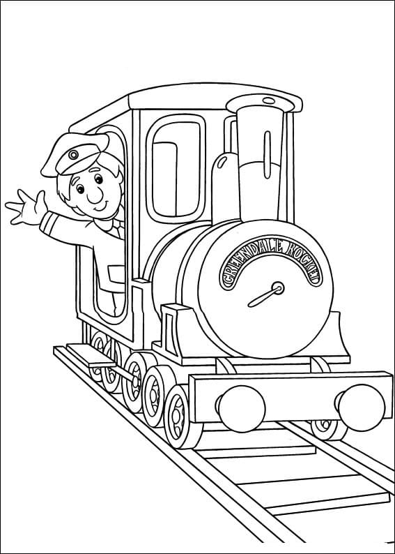 Desenho de Carteiro Paulo Download para Imprimir e Colorir e Pintar