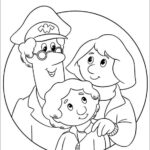 Desenho de Carteiro Paulo Grátis para Colorir e Pintar 150×150