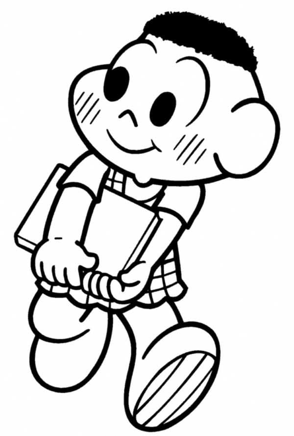 Desenho para Pintar do Cascão