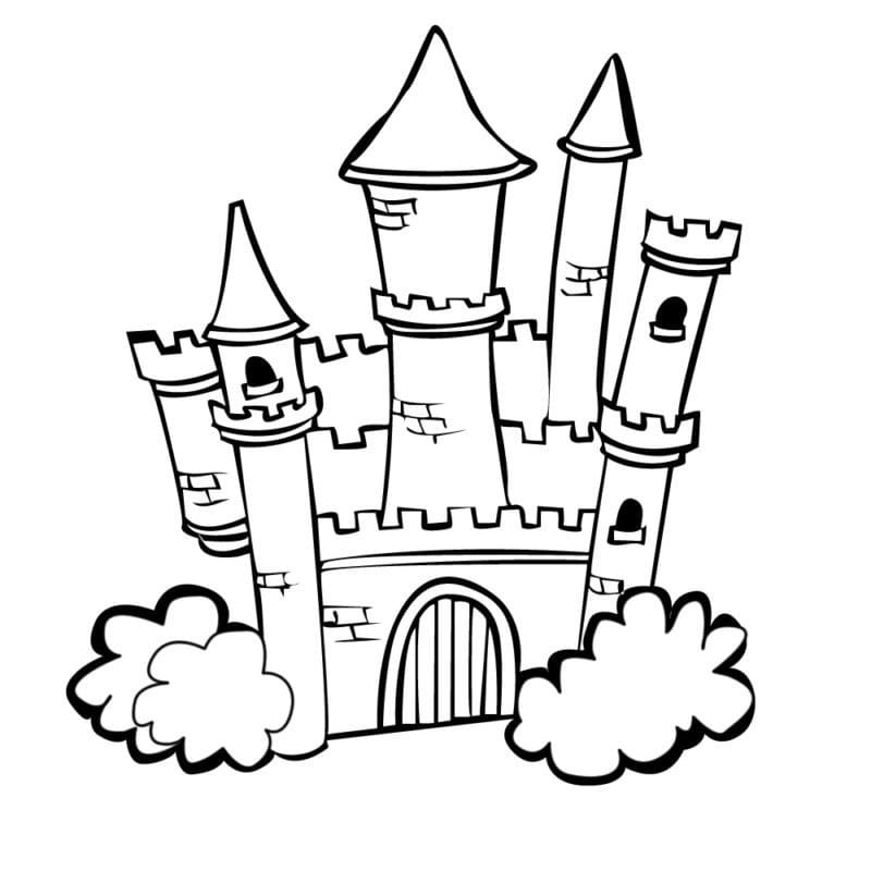 Desenho de Castelo para Pintar Pdf Download