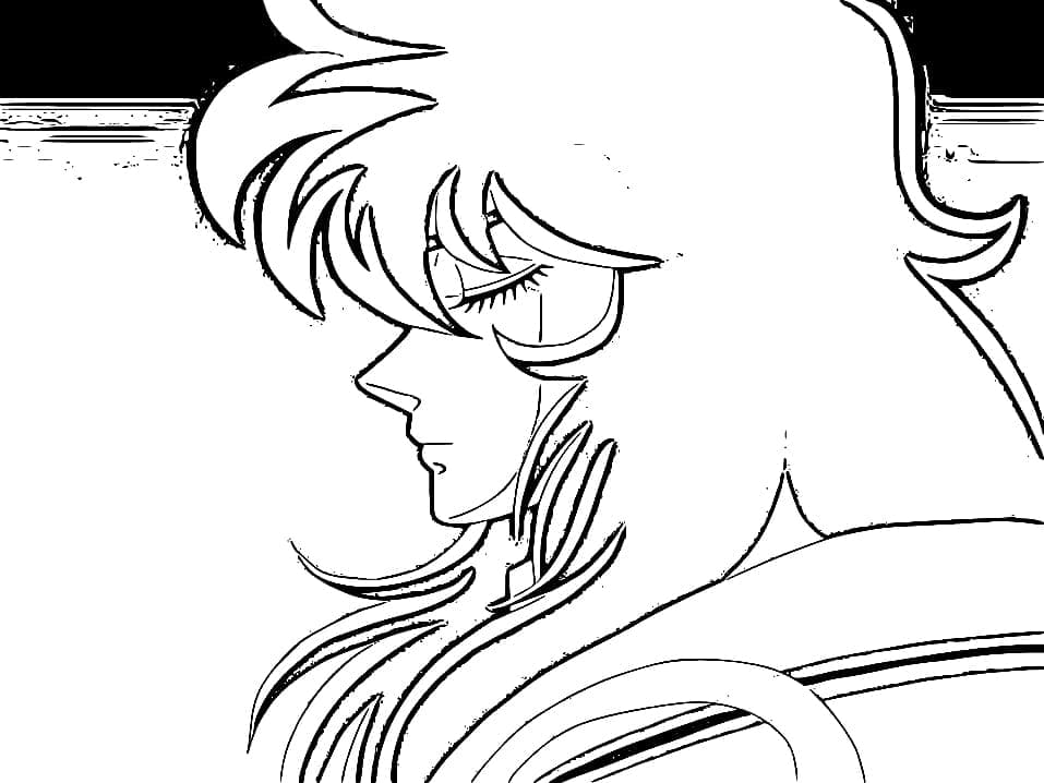 Desenho de Cavaleiros do Zodíaco Imprimivel Download e Pintar