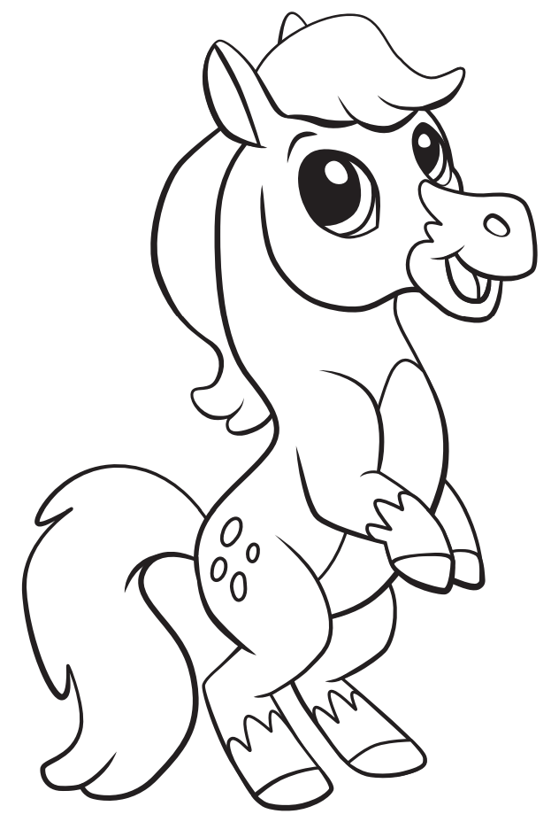 Desenhos de Cavalo para Colorir
