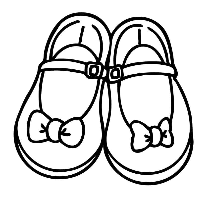 Desenhos de Chinelo para Colorir