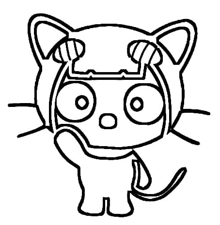Desenho de Chococat para Crianças de 3 Anos para Colorir