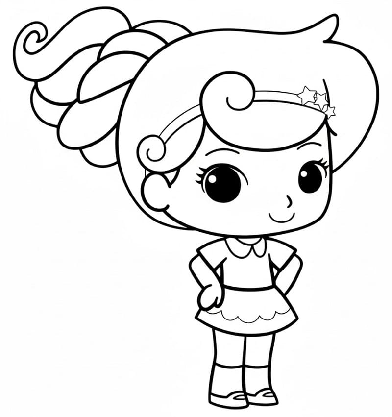 Desenho de Chocolyne de os Chocolix para Colorir