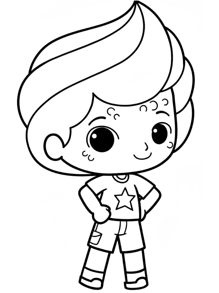 Desenho de Chocomark de os Chocolix para Colorir