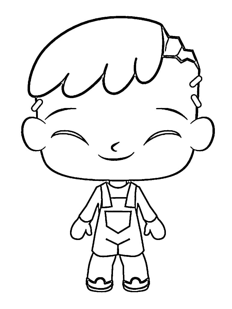 Desenho de os Chocolix Imprimível para Colorir