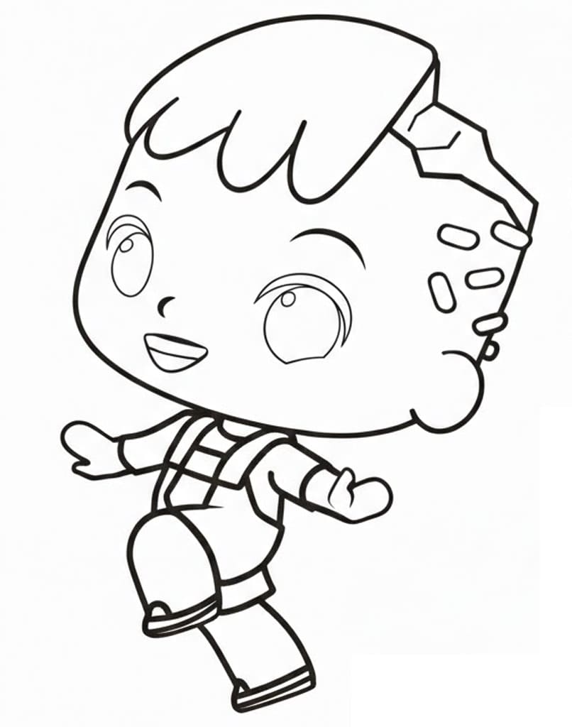 Desenho de os Chocolix Max para Colorir