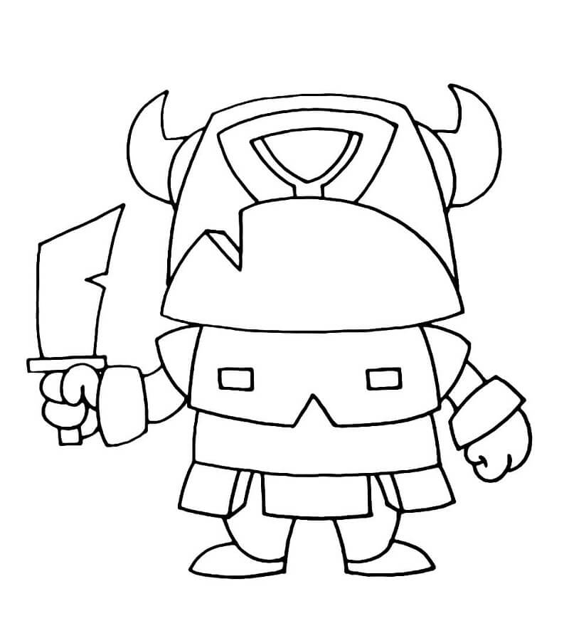 Desenho de Clash Royale com Bebê Dragão para Imprimir e Pintar