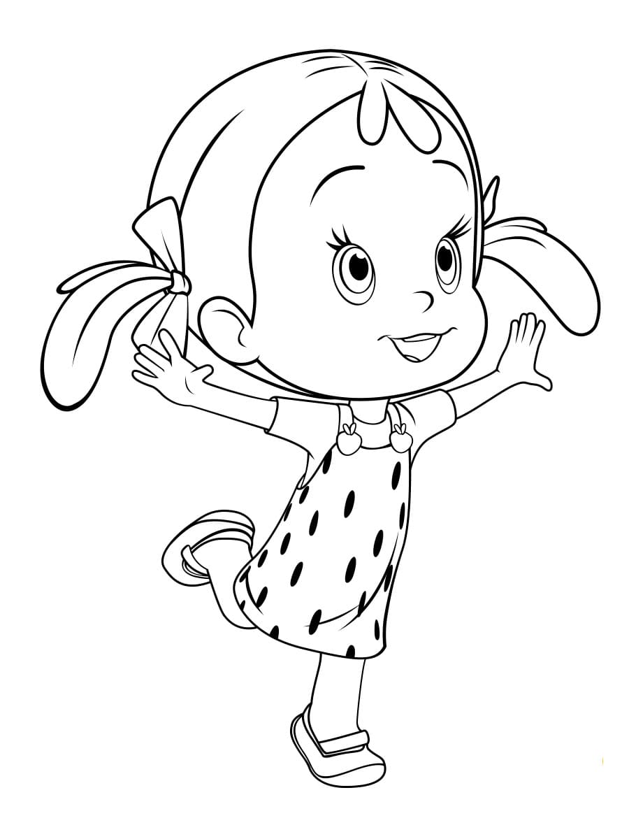 Desenho de Colitas de Cleo e Cuquin para Colorir Grátis