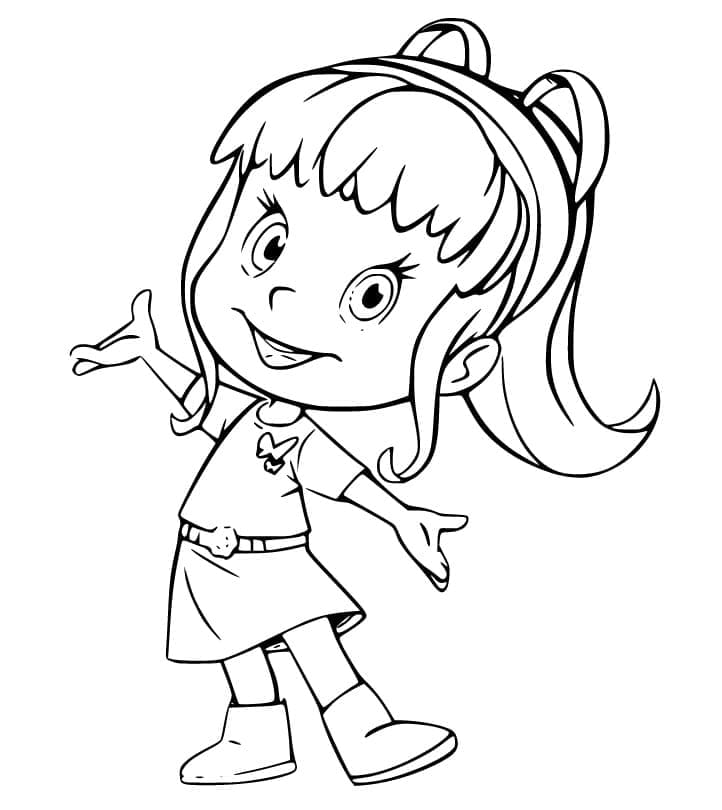 Desenho Imprimivel de Maripi de Cleo e Cuquin para Colorir