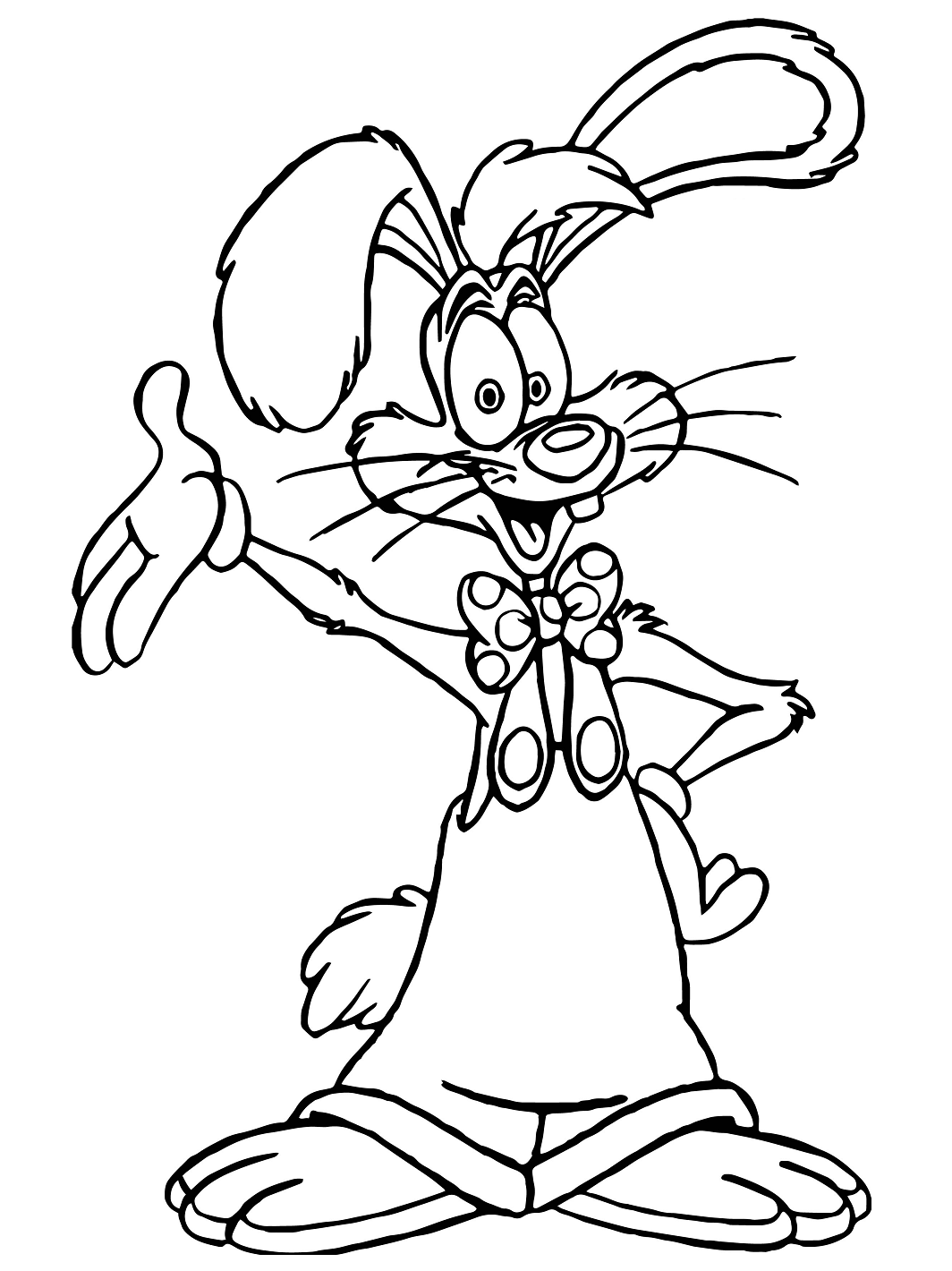 Desenho de Coelho para Imprimir Pdf Grátis e Pintar