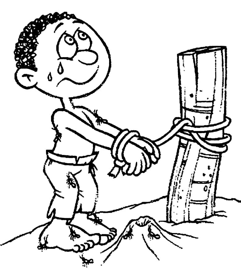 Desenho de Consciência Negra Pdf para Colorir Grátis e Pintar