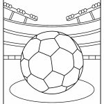Desenho Bola de Futebol da Copa do Mundo para Colorir 150×150