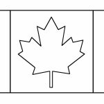 Desenho da Copa do Mundo Bandeira Canadá para Colorir 150×150
