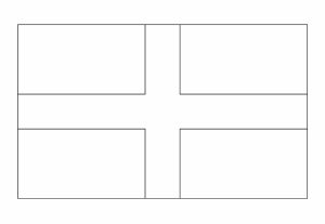 Desenho da Copa do Mundo Bandeira da Inglaterra para Colorir 300×207
