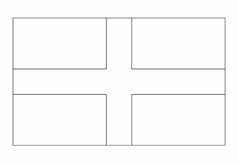 Desenho da Copa do Mundo Bandeira da Inglaterra para Colorir 768×530