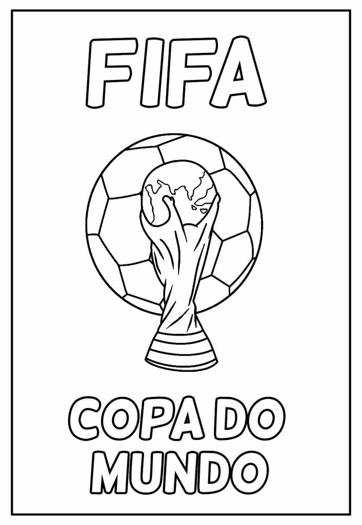 Desenho da Copa do Mundo para Colorir 26 706×1024