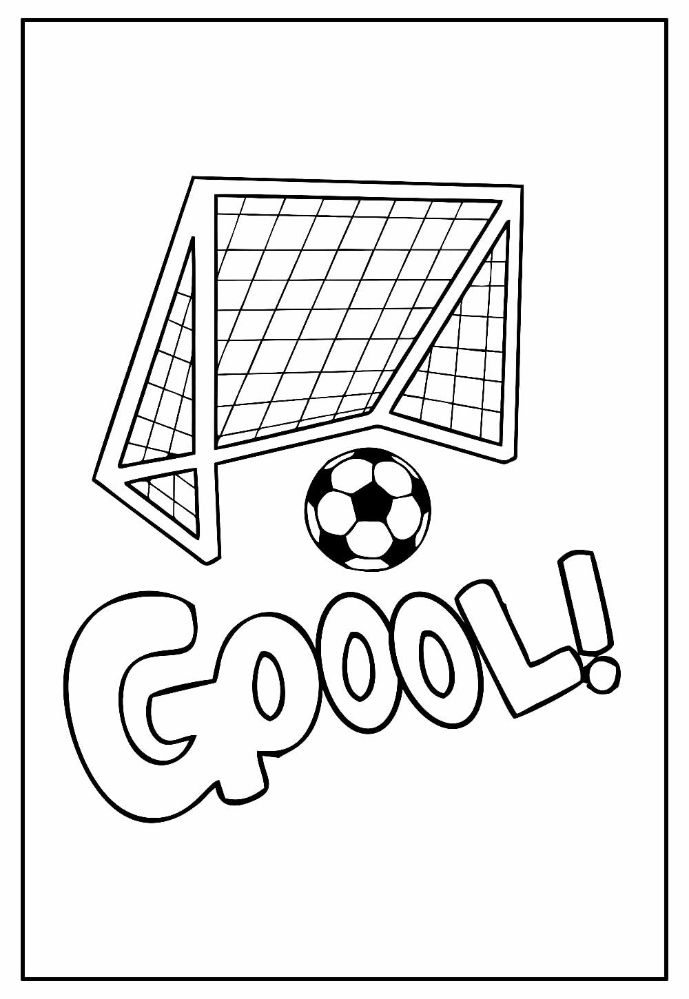 Desenho da Copa do Mundo para Colorir 28 e Pintar