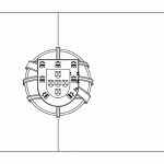 Desenho Imprimivel Bandeira de Portugal da Copa do Mundo para Colorir 150×150