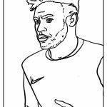 Desenho Imprimivel Jogador Famoso da Copa do Mundo para Colorir 150×150