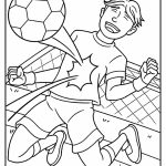 Desenho Jogador Habilidoso da Copa do Mundo para Colorir 150×150