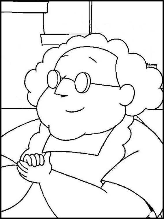 Desenho da Muriel Bagge para Pintar Pdf