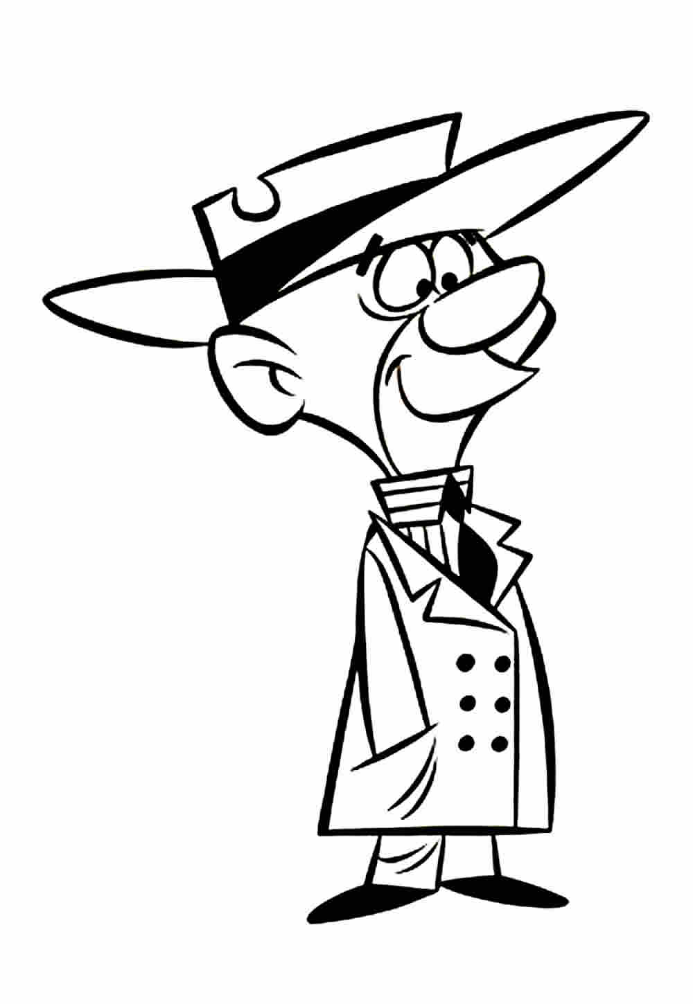 Desenho de Corrida Maluca para Imprimir Lápis de Cor e Pintar