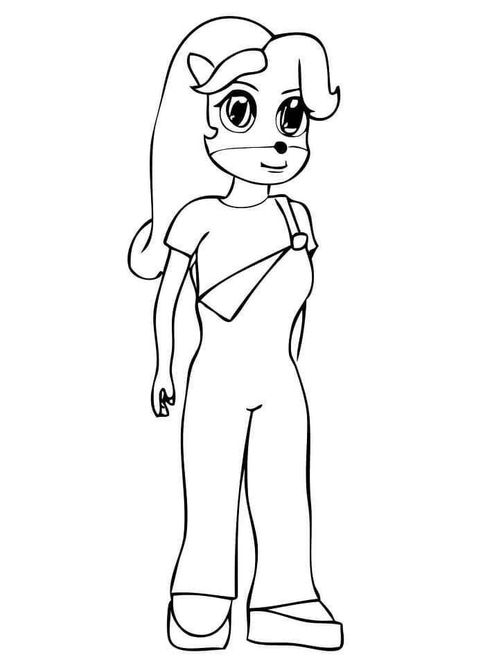 Desenho Pdf de Coço Crash Bandicoot para Colorir e Pintar