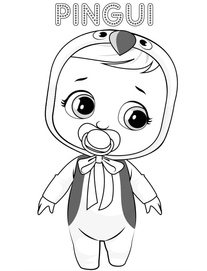 Desenhos de Cry Babies para Colorir