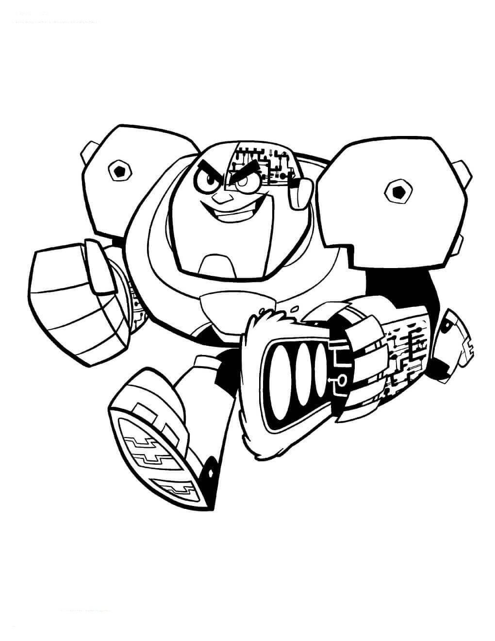 Desenhos de Cyborg para Colorir