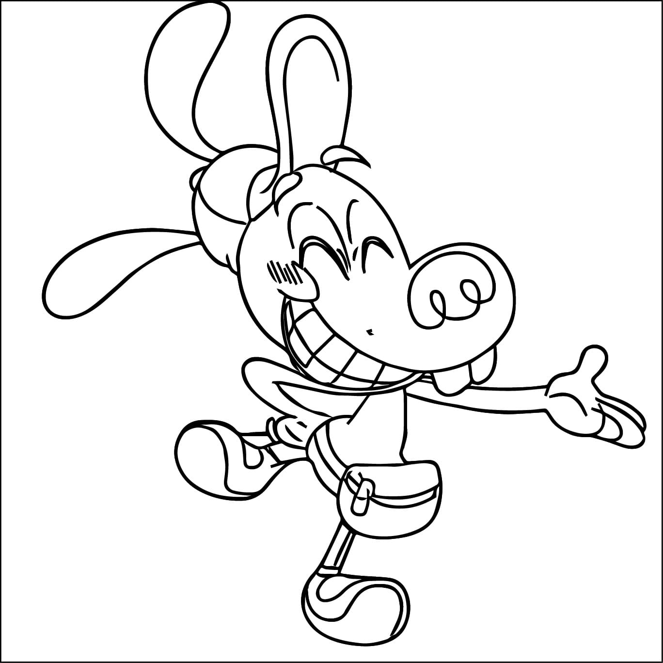 Desenho de Bloofy de Divertida Mente 2 para Colorir e Pintar