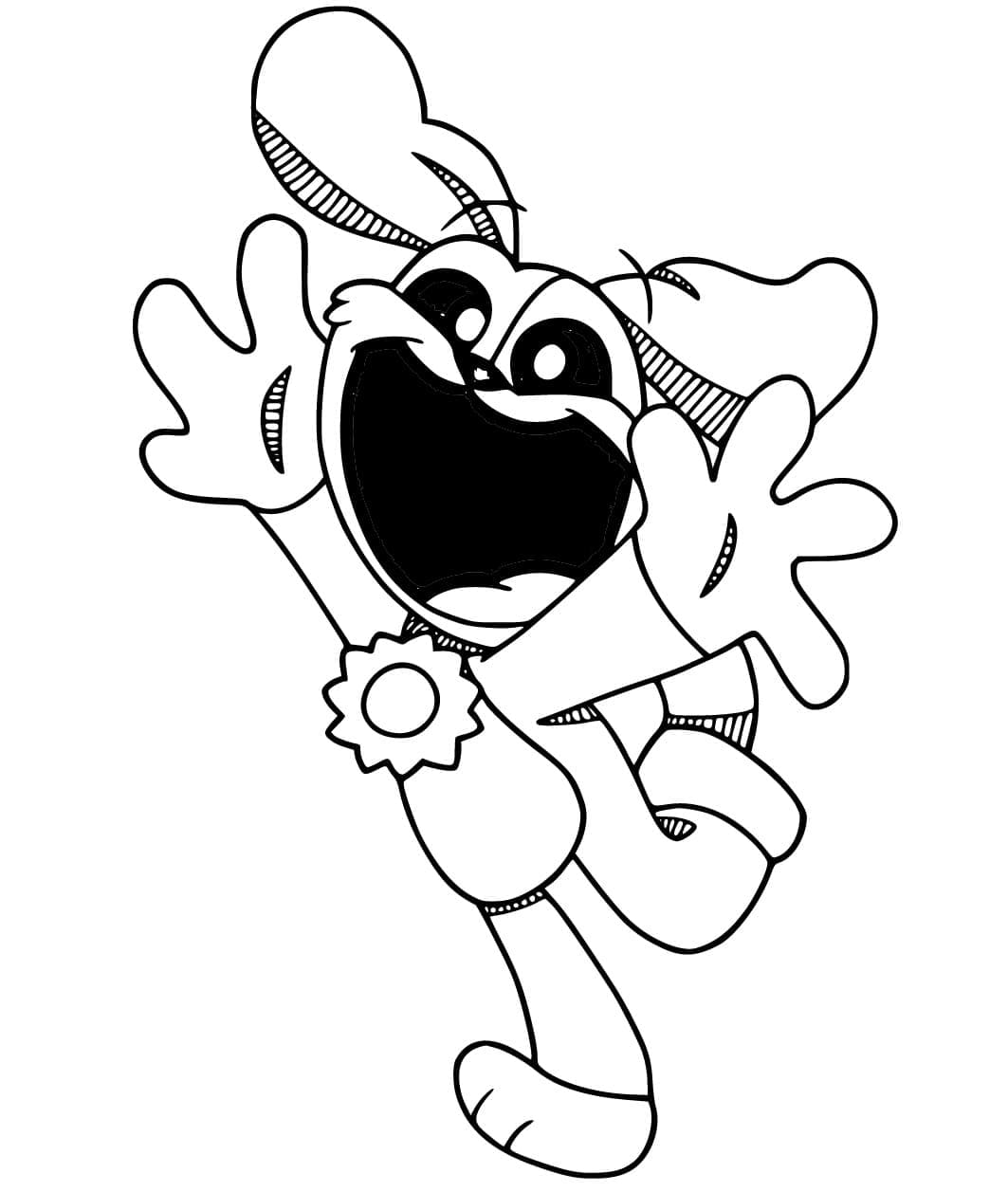 Desenho de Dogday Smiling Critters para Colorir e Pintar