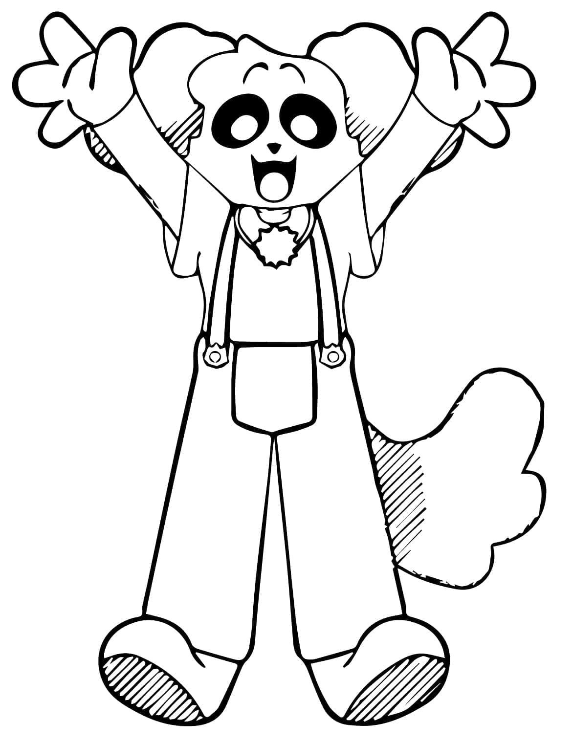 Desenho de Dogday Grátis para Crianças para Colorir e Pintar